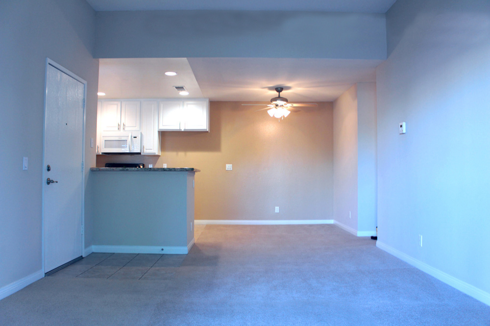 This image is the visual representation of 2x1 bedroom 2 in Rose Pointe Apartments.
